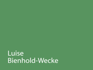 Luise Bienhold-Wecke